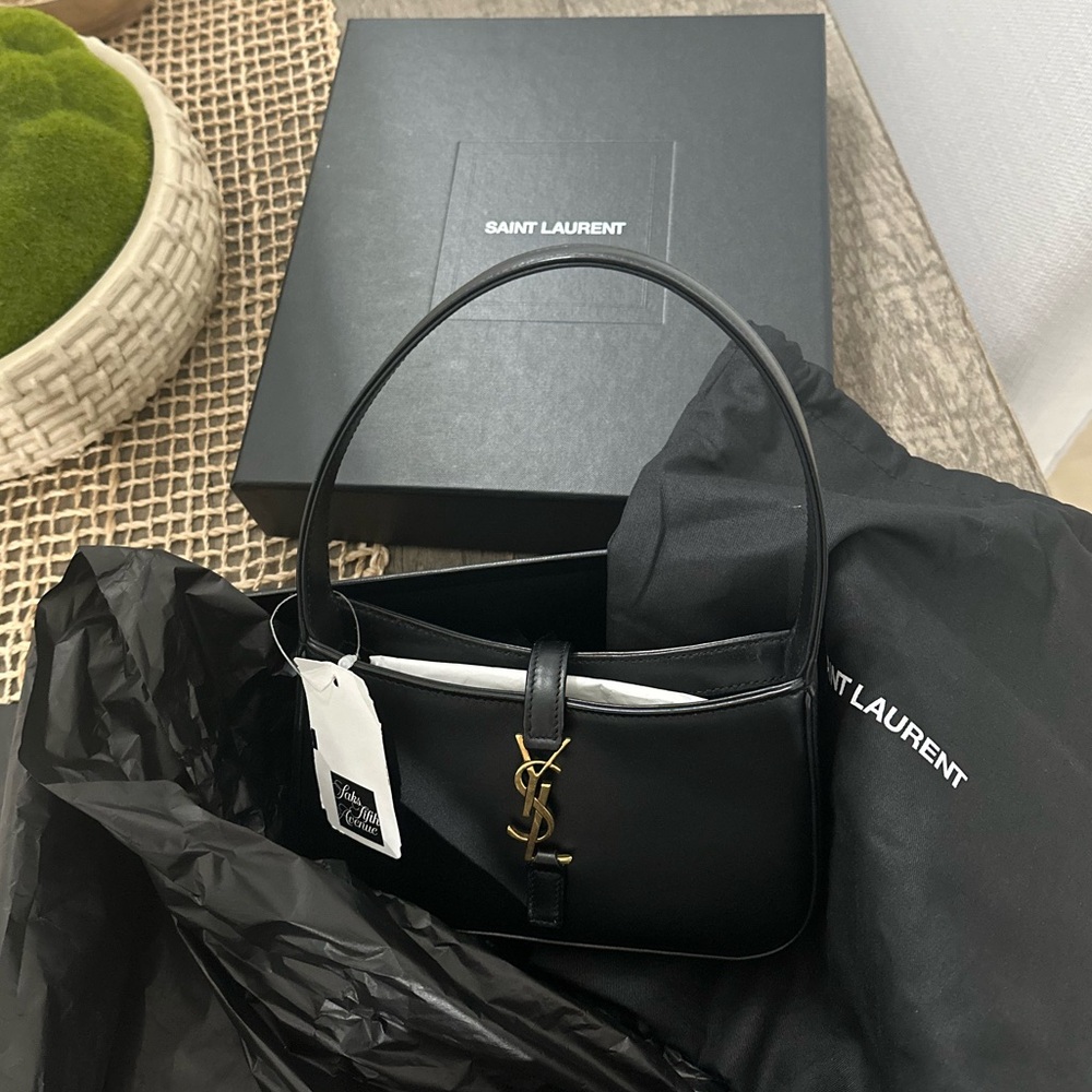 Saint Laurent
Mini Leather Hobo Bag